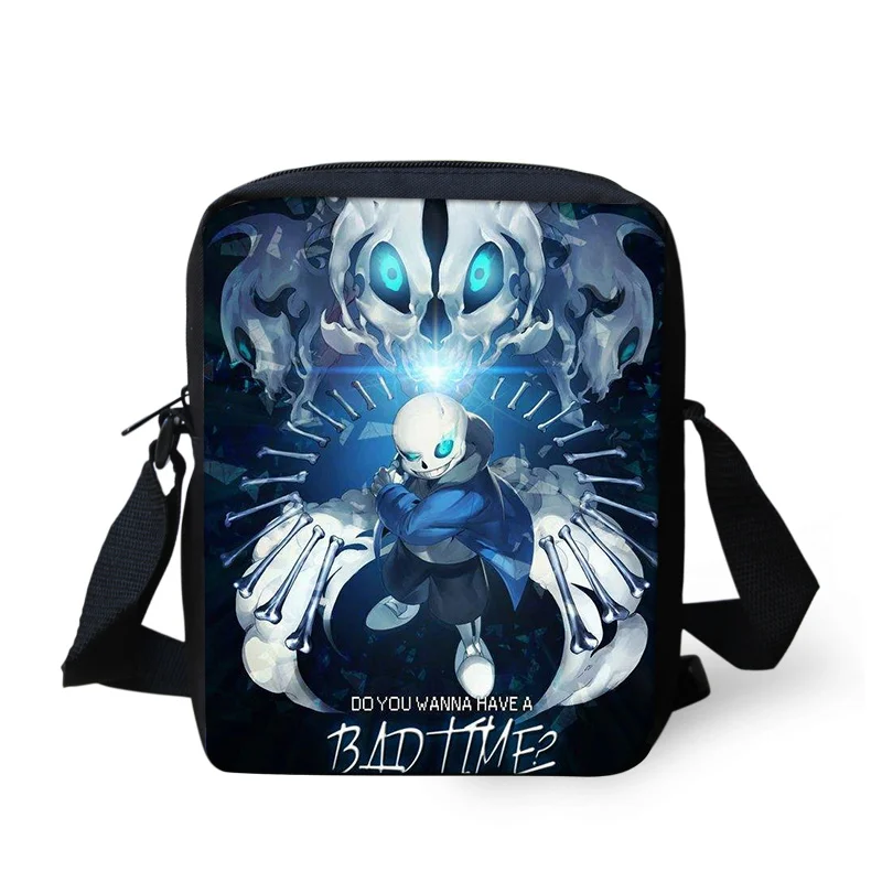 Undertale школьный портфель с рисунком Сумки Курьерские сумки мини-сумка через плечо рюкзак школьный Повседневная сумка на ремне Повседневная сумочка