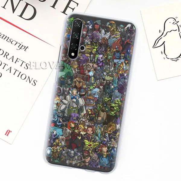 013 Чехол для телефона чехол для Honor 20 Pro 9 10 Lite 8X 8A 8C 8S 7A фотоаппаратов моментальной печати 7S Y7 Y9 V20 чехол с принтами из игр Warcraft и Dota 2 логотип Жесткие ПК-Чехлы - Цвет: 013