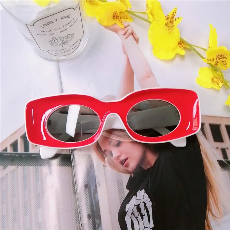 Женские квадратные солнцезащитные очки прямоугольные с градиентом UV400 NX Ретро