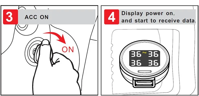 Новейшая tyresafe TP200 lcd Беспроводная система контроля давления в шинах TPMS с зарядным устройством для сигарет внешний датчик