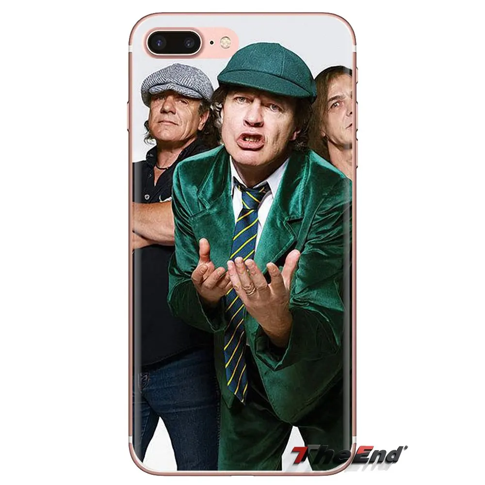 Band ACDC AC DC Malcolm Angus Soft Silicone Case For Huawei G7 G8 P7 P8 P9 P10 P20 P30 Lite Mini Pro P Smart Plus 2017 2018 2019 |