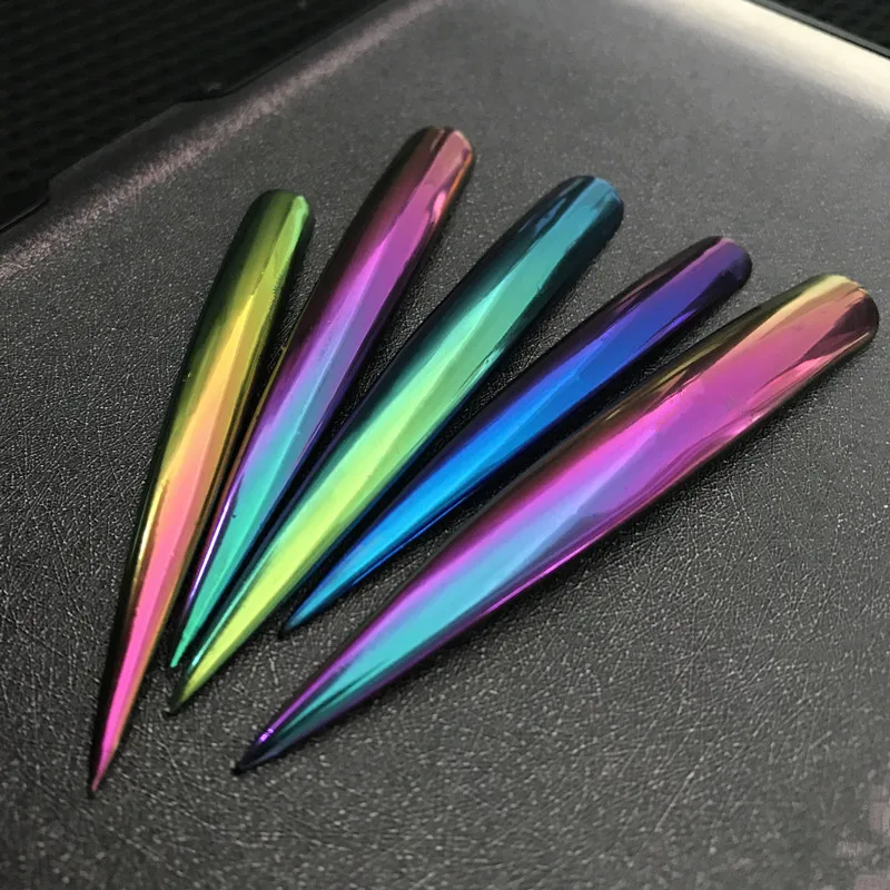 0.5g HIGH GRADE CHAMELEON POWDER Chrome Mirror Nails Powder Pigment Sequins Nail Art Glitter Decoration for Gel Polish | Красота и