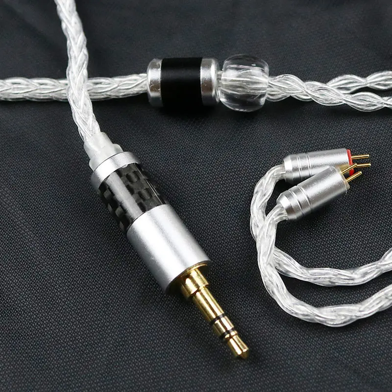 0.78mm version Комплект Сменный кабель для наушников 3,5 мм штекер 2 Pin 0,78 мм разъем MMCX IE80 IM используется для TFZ Shuer Weston Audio-Technica - Цвет: 0.78mm version
