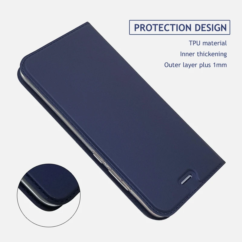 Чехол для Xiaomi MI 5X A1 мягкий чехол из искусственной кожи с подставкой и отделением