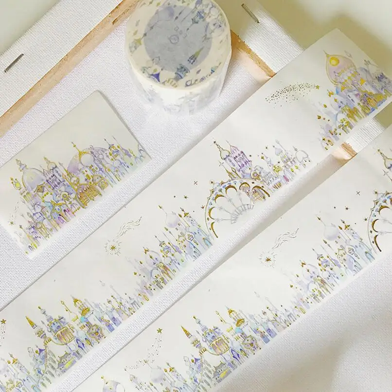 Специальные чернила замок мечты ремесло клейкая бумага декоративная позолота