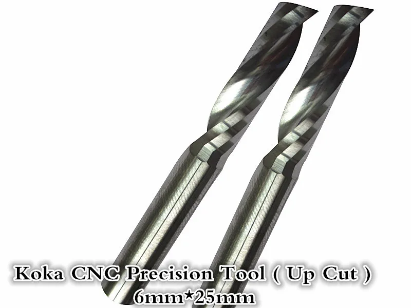 6 мм * 25 бесплатная доставка инструменты для дерева с ЧПУ твердосплавная торцевая