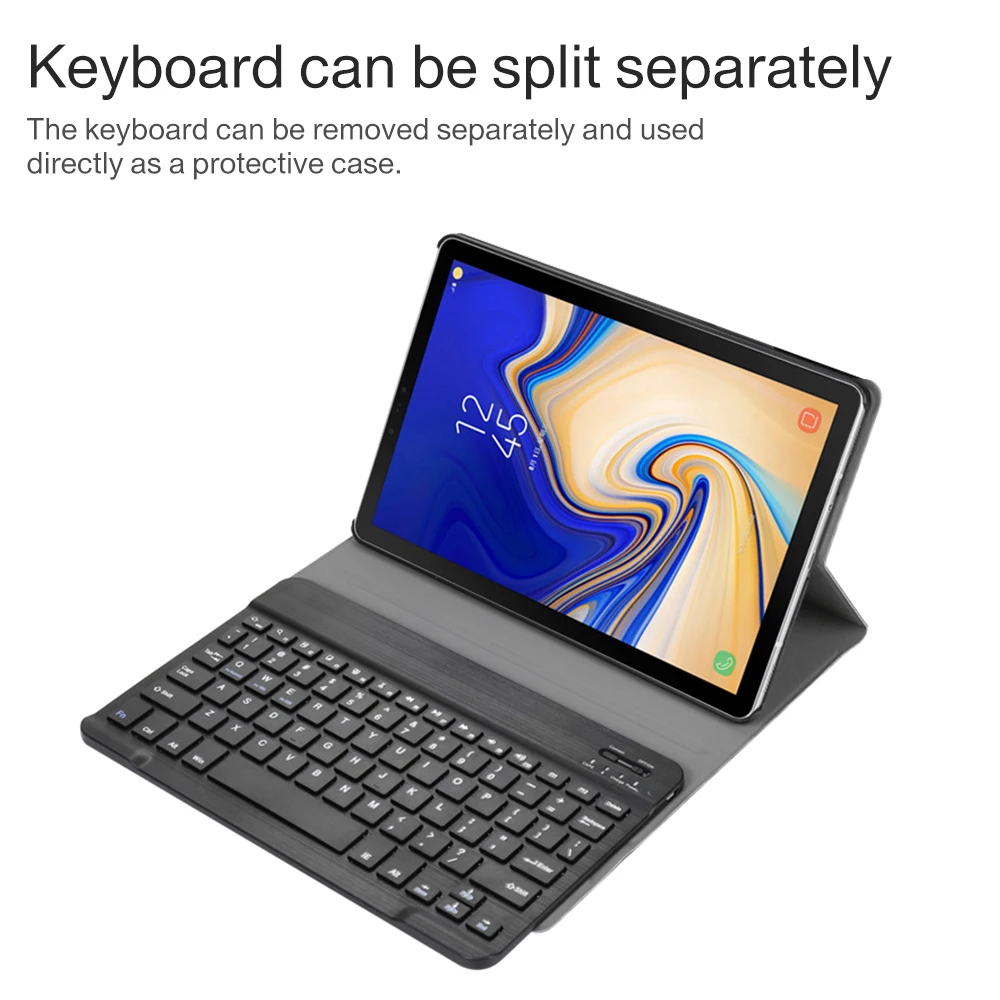 Съемный кожаный чехол с клавиатурой Bluetooth для samsung Galaxy Tab A2 10,5 T590 T595 SM-T590