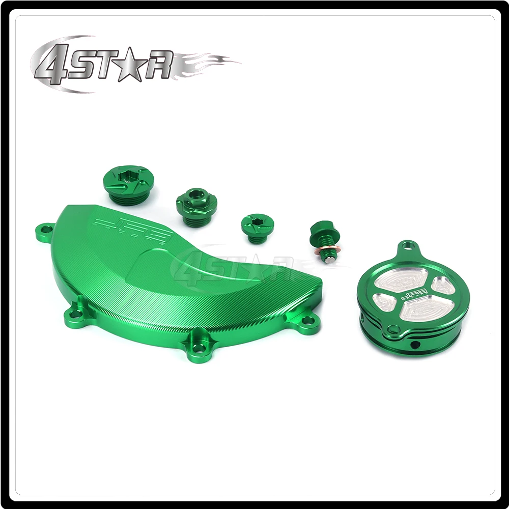 Мотоциклетный зеленый ЧПУ Алюминиевый винт с таймером крышка двигателя масляный