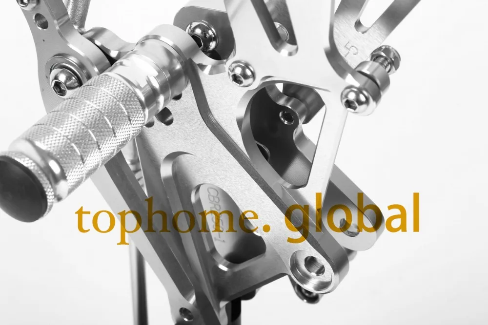 Для Honda CBR250RR 2010 2013 Серебряный CNC Rearsets подножки задние Set2011 2012 мотоциклетные