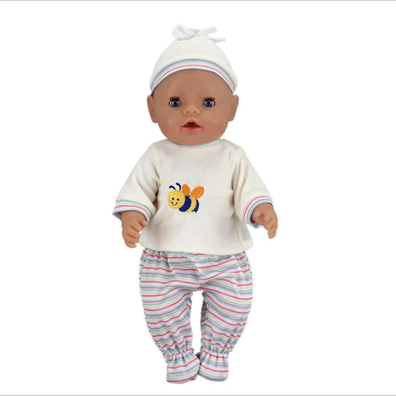 Аксессуары для кукольной одежды для новорожденных, 18 дюймов, 40-43 см, Европейская и американская Рождественская кукла, цветные платья для подарка ребенку