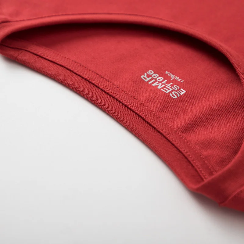 SEMIR новая стильная футболка мужская брендовая одежда модная с рисунком Мужская