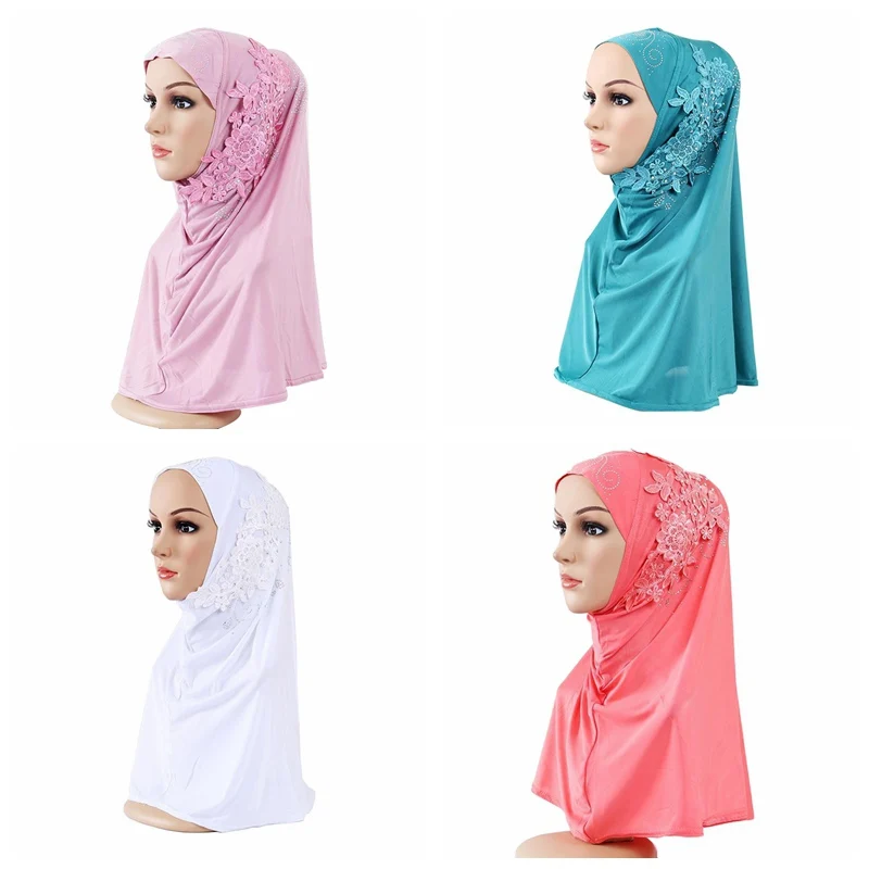 

Islamic Ladies Head Scarf Headwear Muslim Hijab Inner Cap Wrap Shawl Scarf Ramadan Arab Amira Headscarf