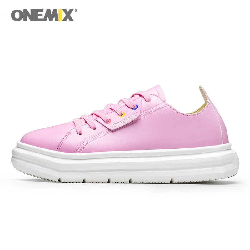 Женские кроссовки Onemix дышащая обувь на платформе легкие спортивные туфли