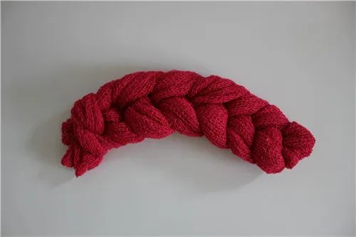 hot pink 40*150 см трикотажная стрейч-обертка для новорожденных, реквизит для фотосессии, шаль для новорожденных, стрейчевая вязаная обертка, одеяла различных цветов - Цвет: hot pink