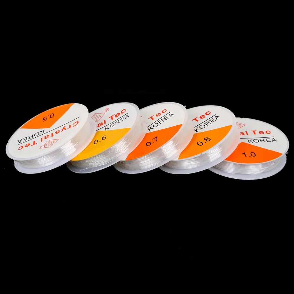 Новый модный прозрачный шнур для бисероплетения диаметр 5/8/10/12/15 м/рулон нить