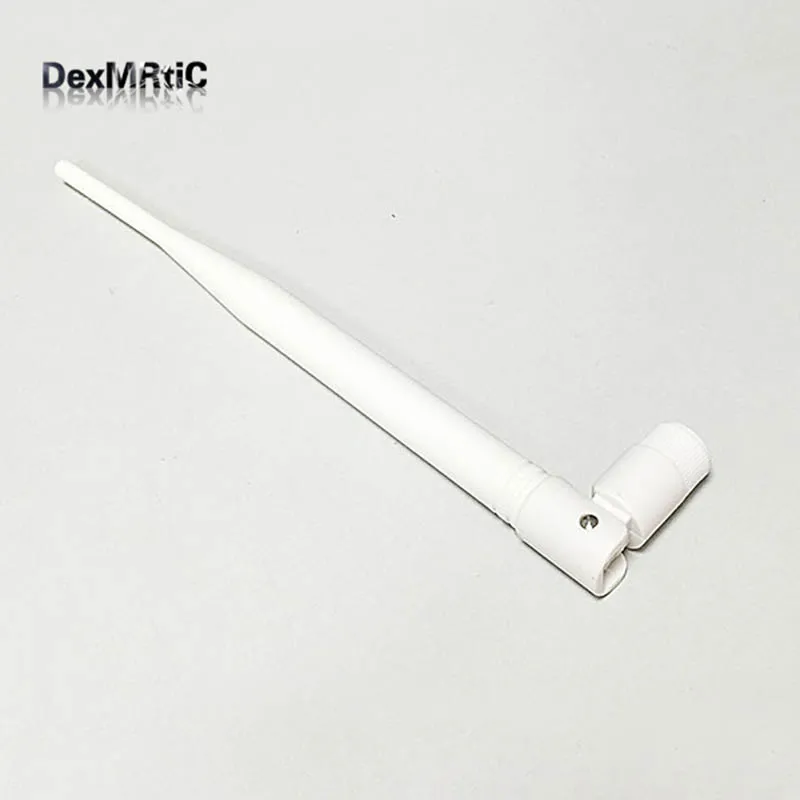 Антенна OMNI SMA 6 дБи с высоким коэффициентом усиления 2 4 ГГц белая 20 см|wifi antenna