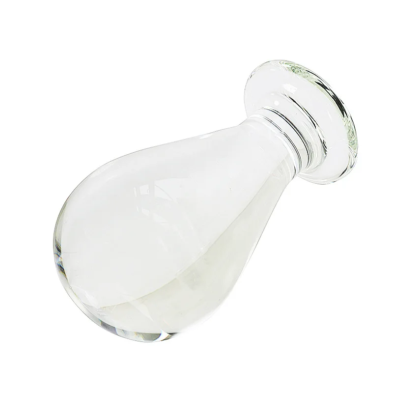 3 размера выбрать прозрачные большие стеклянные бусины Анальная пробка для