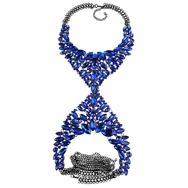 Женское длинное ожерелье цепочка с кристаллами ручной работы|necklace power|necklace