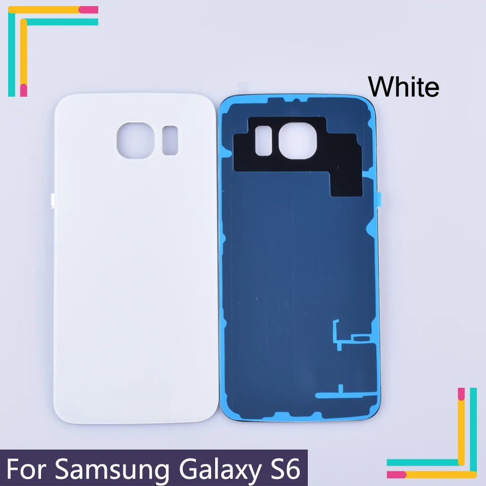 Высококачественная Новинка для Samsung Galaxy S6 S6edge Задняя стеклянная крышка