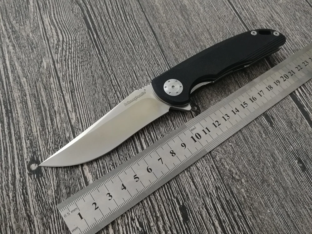 JohnnyJamie Persici 3," D2 Лезвие Тип A G10 Ручка Тактический Флиппер охотничий складной нож для выживания кемпинга Карманный EDC нож s