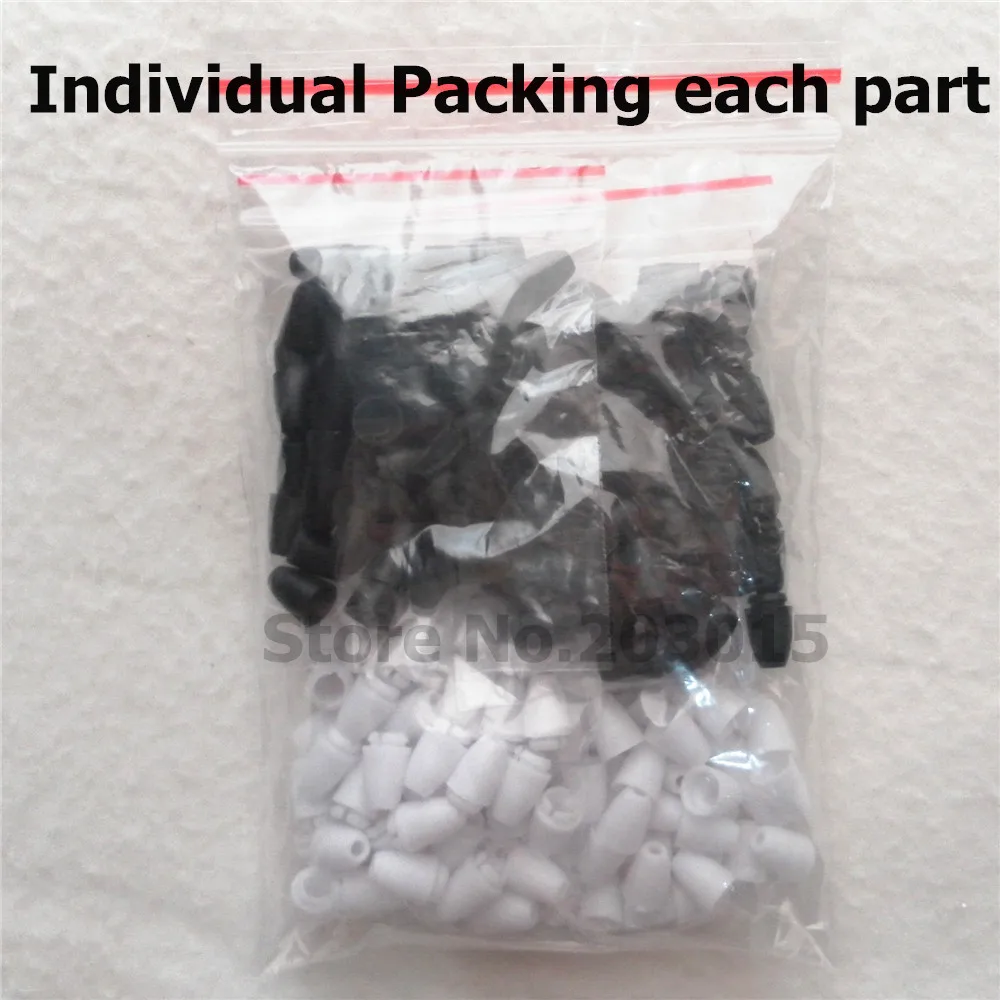 Пластиковые застежки для жевания 200 шт. 2 5 мм