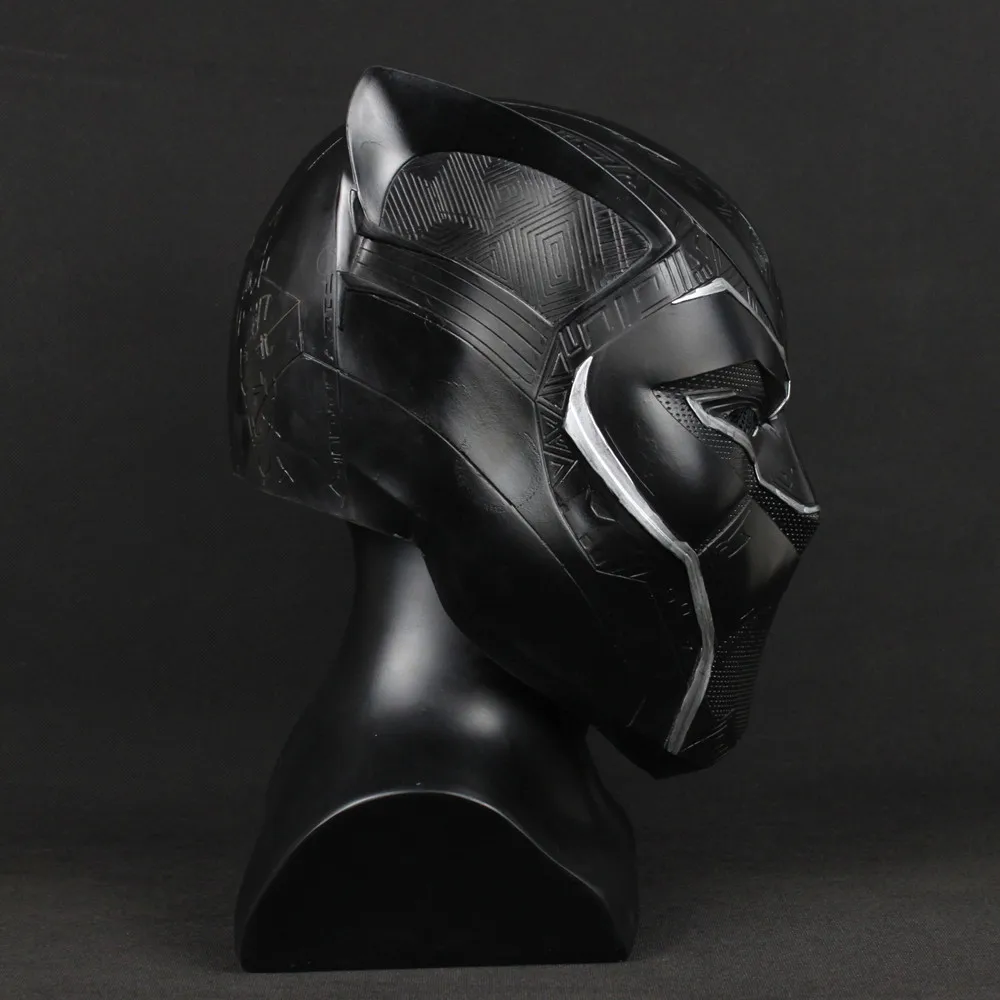 Черный маска Пантеры Косплэй латексный шлем T Challa wakanda костюм супергероя вечерние