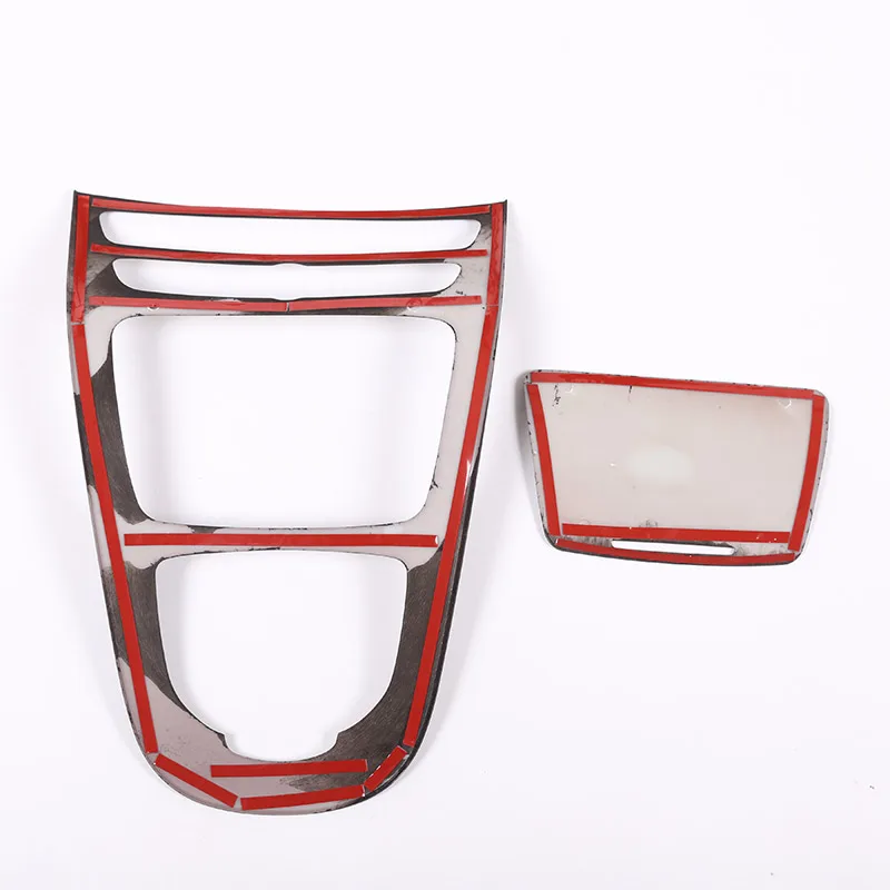 

For Mercedes Benz W213 E Class 2016 2017 2018 ABS Plastic Oak wood colour Console Gear Panel Frame Cover Trim Stickers Parts