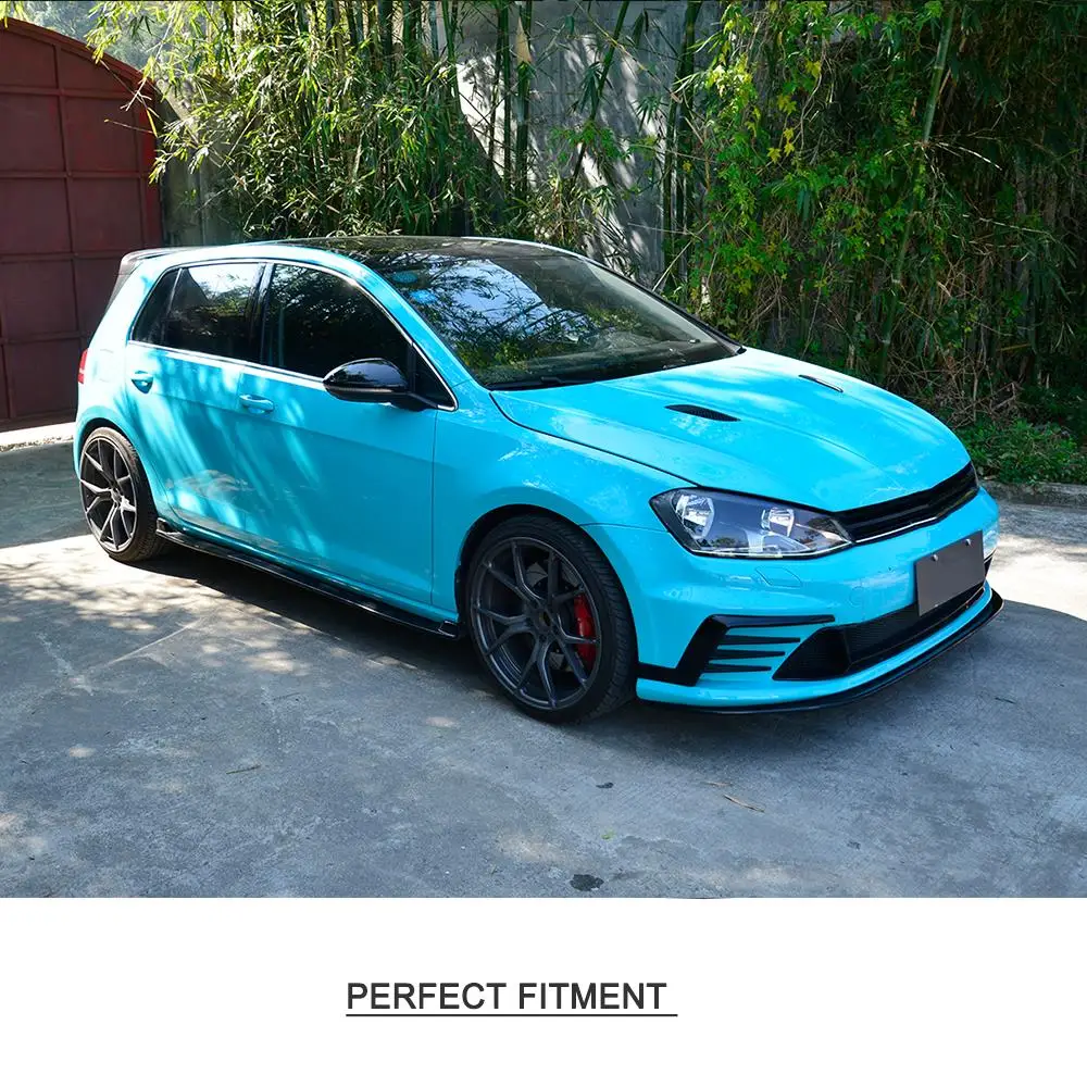 Неокрашенный Комплект кузова переднего бампера автомобиля из ПУ для VW GOLF VII 7 MK7 GTI