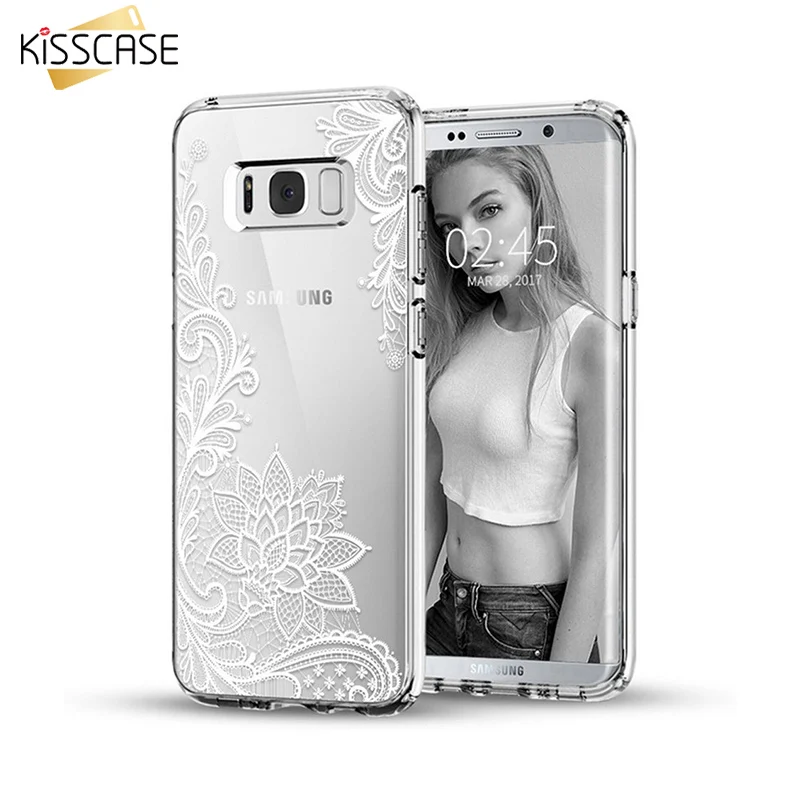 KISSCASE чехол для samsung Galaxy A5 2017 A3 A7 J3 J5 J7 2016 кружевное платье с цветочным рисунком