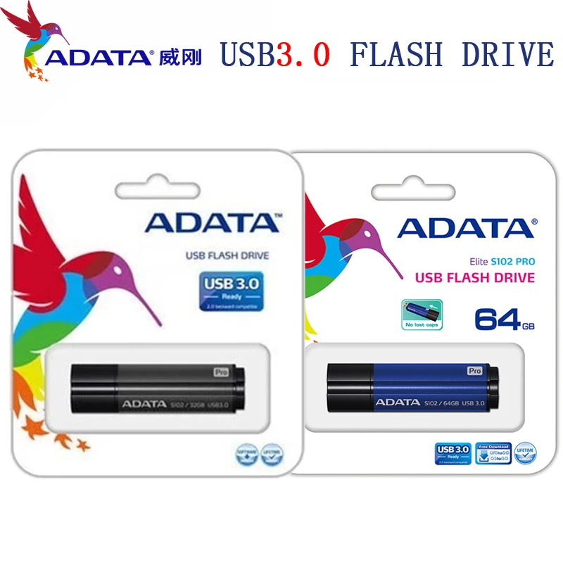 Оригинальный ADATA U реальная емкость диска 16 ГБ 32 64 Гб USB 3 0 высокоскоростной флеш