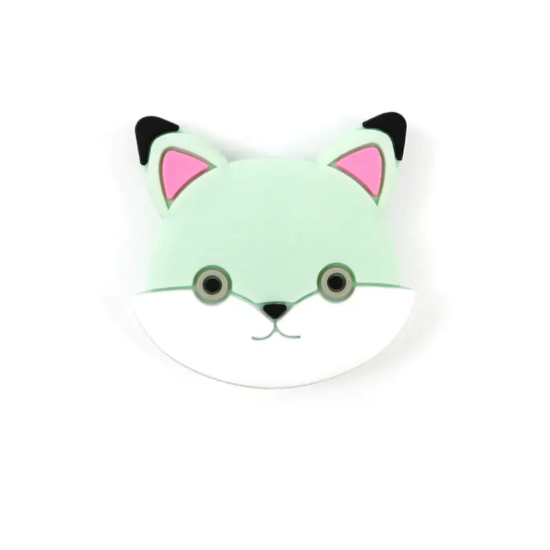 2 шт. мультфильм Силиконовые зубное кольцо еда класс Прорезывания Зубов Бусины