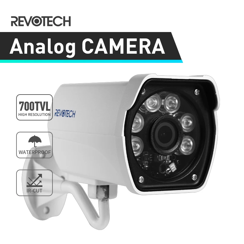 Камера Ночного Видения CCTV 700TVL 6 светодиодов ИК Sony Effio E CCD/CMOS наружная камера