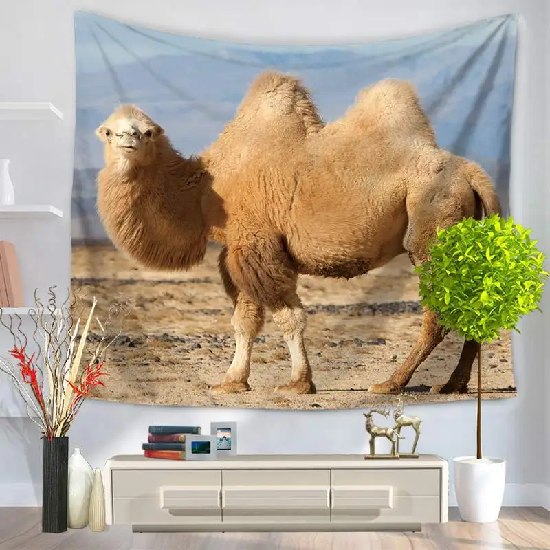 Camel гобелен настенный Boho покрывало пляжное полотенце Коврик для йоги одеяло