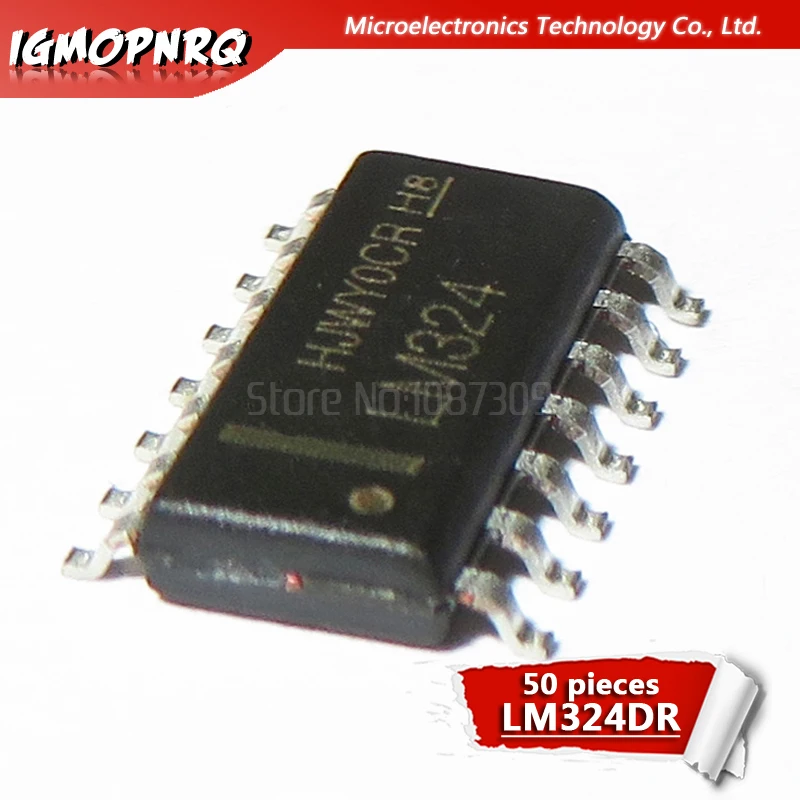 50 шт. SOP14 SMD LM324D LM324 LM324DT LM324DR новый оригинальный| |