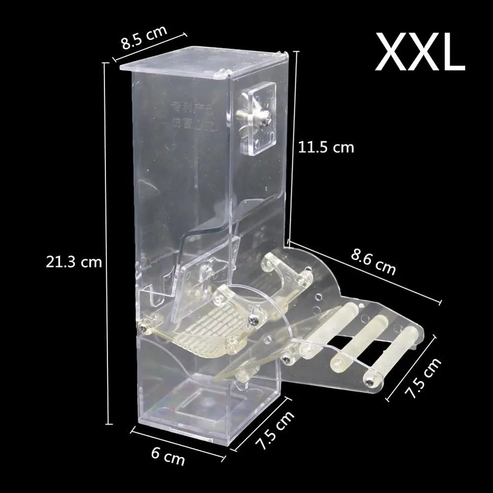 XXL 1 шт. птицы автоматические кормушки птичий корм ontacher птичий корм кормушки для голубей попугай Starling домашние птицы устройства подачи корма - Цвет: XXL