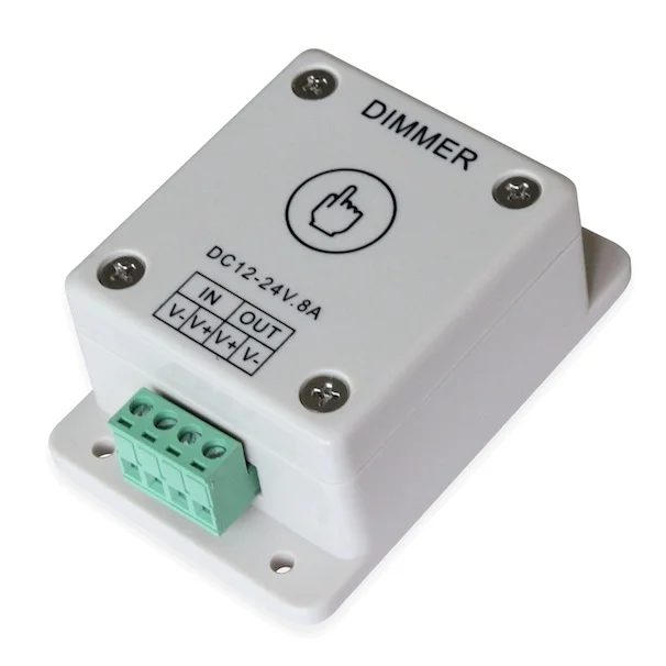 10 шт. в партии LED PWM диммер 12-24 В 8A 96 Вт (12 В) или 192 (24 | Лампы и освещение