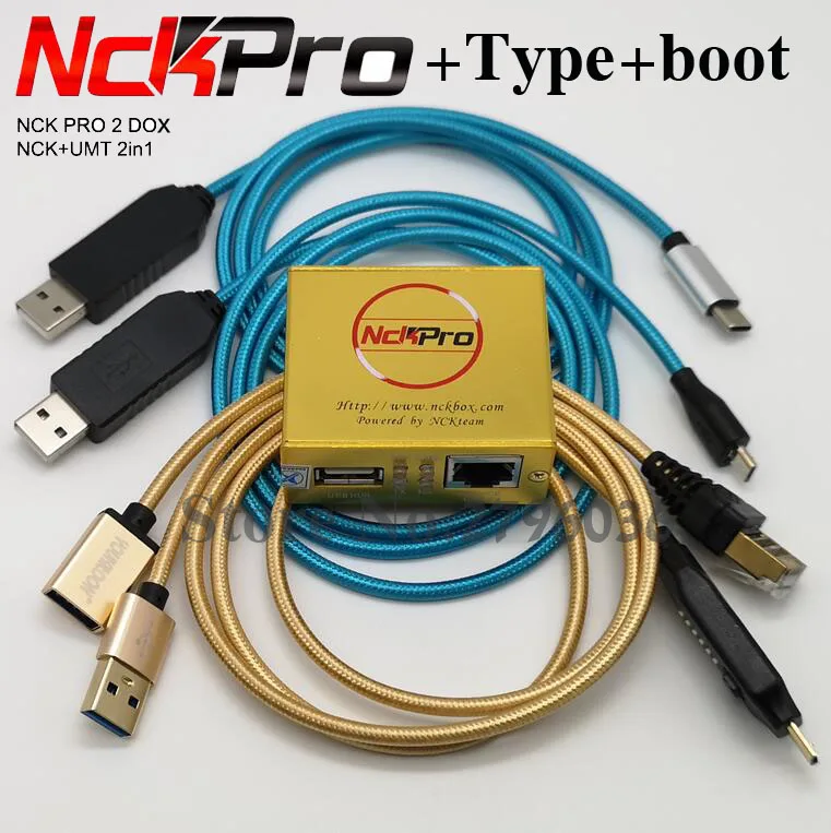 Новейший NCK Pro box NCK Pro 2 box(поддержка NCK+ UMT 2 в 1)+ usb type-C+ UMF все загрузочный кабель для huawei