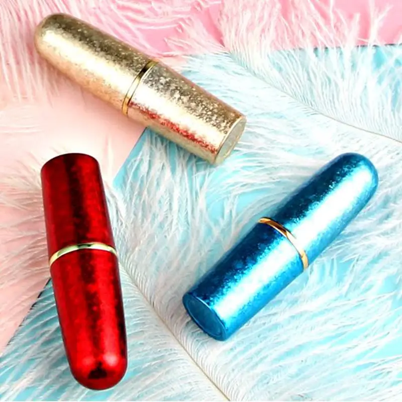 Gold red blue high-grade lipstick tube bullet shape empty Lip balm container F20172992 | Красота и здоровье