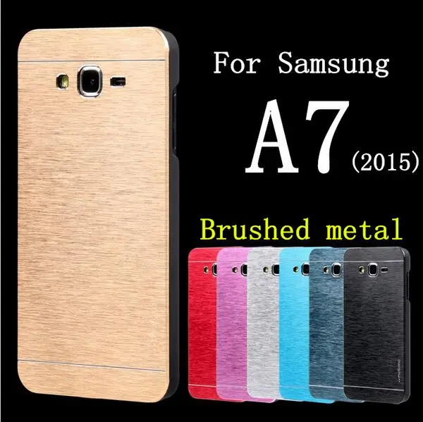 Motomo Алюминий Металл Броня Case для Samsung Galaxy A7 A700 A700F A7000 Матового Металла Жесткий