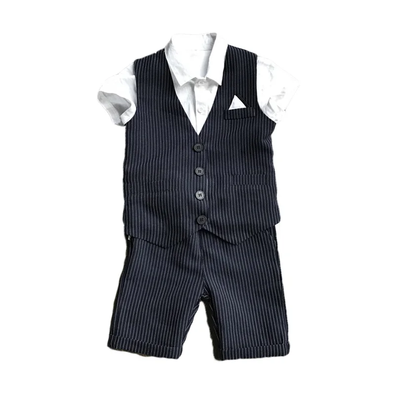 Большой коровы мальчик в полоску 3 шт. Обувь для мальчиков деловые костюмы