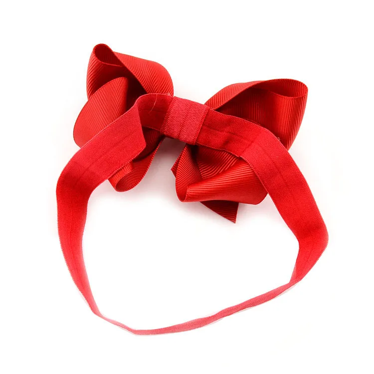 1 шт. детские большие Луки повязка DIY Grosgrain ленты упругие Банданы для мужчин волос