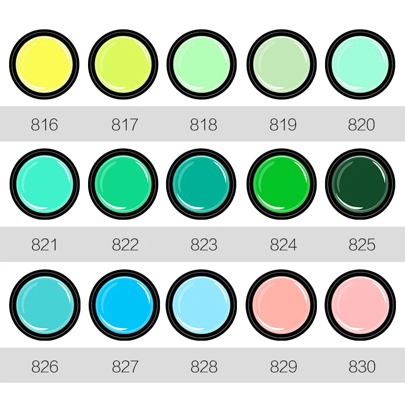 Гель лак для рисования ROSALIND 5 мл хит продаж однотонный маникюрный нейл арта УФ