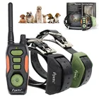 Тренировочный ошейник для собак Ipets 618, 2 собаки с дистанционным диапазоном 800 ярдов и шоком, вибрация, функция звукового сигнала