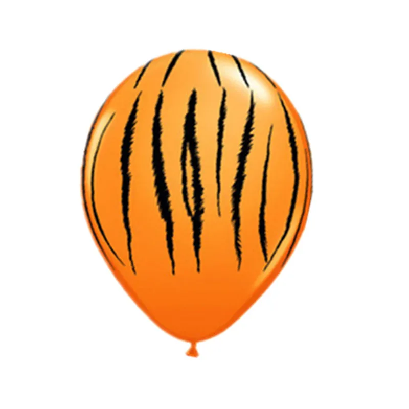 20pcs/lot 12 inch Zebra Leopard Tiger Skull pattern Latex Balloons Baby Shower Birthday Party Animal Cheetah Helium Decor | Дом и сад