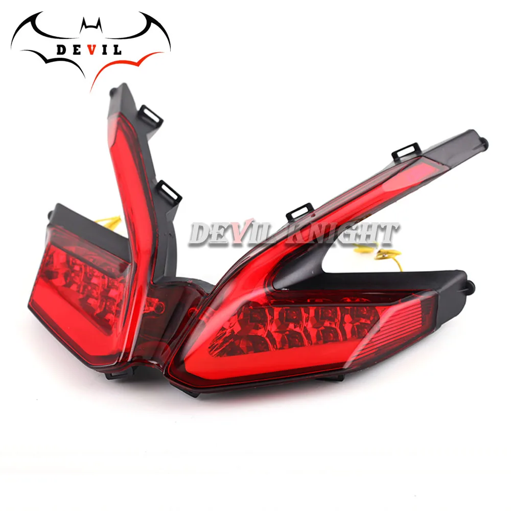 Светодиодный фонарь для DUCATI 899 959 1199/S/R 1299 Panigale 1199R аксессуары для мотоциклов Интегрированный стоп-сигнал поворот сигнала - Цвет: Red