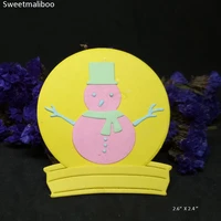 cutting dies christmas snowman metal dies stencils embossing for diy scrapbooking paper card photo album home party decoration