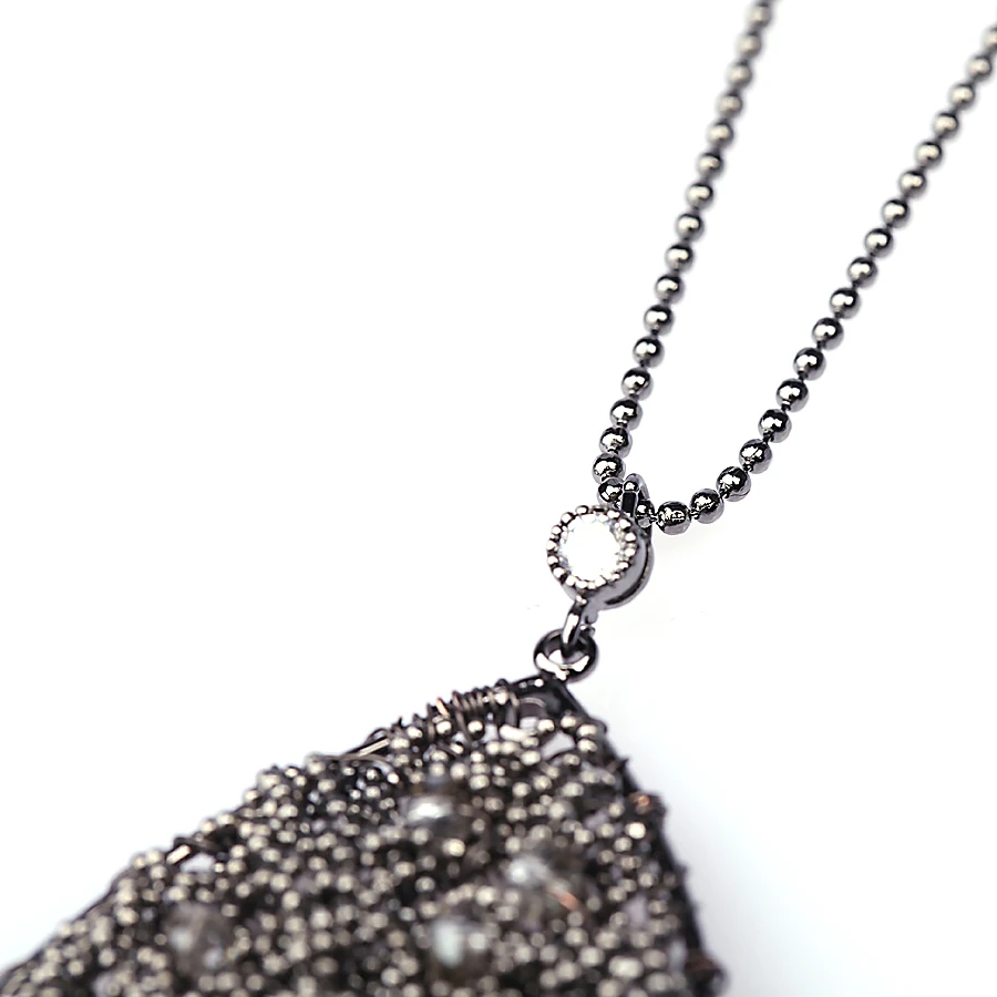 Мода Ожерелья Женщины Бренд Ювелирные Изделия Капли Воды Кристалл Подвески