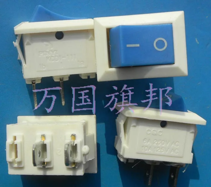 Бесплатная Доставка. синяя кнопка тип судна переключатель 6 250 В 2 СМ в ширину и 1.5