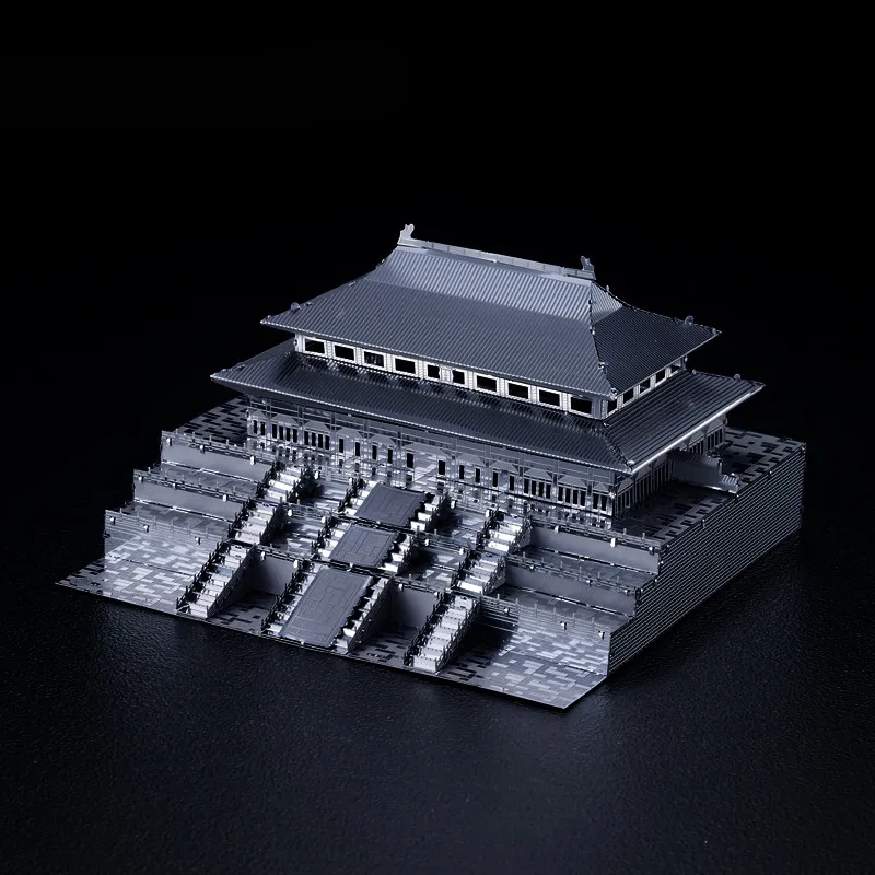

Microworld 3D металлическая головоломка, запрещенный город, модель DIY, китайский старинный паззл с архитектурной моделью, набор для взрослых, колл...