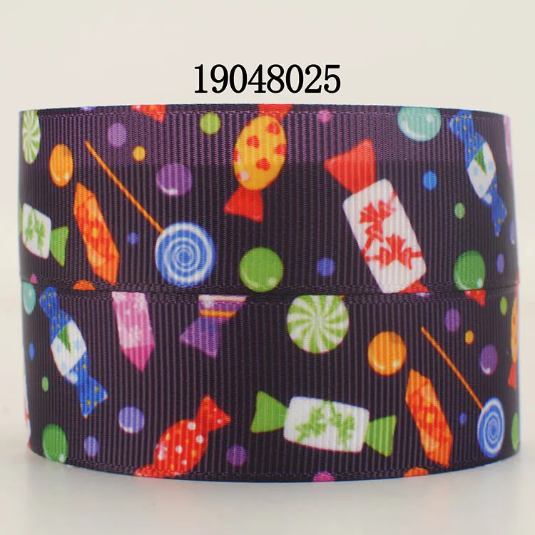 New 50 yards Halloween candy pattern ribbon printed grosgrain 19048025 | Дом и сад